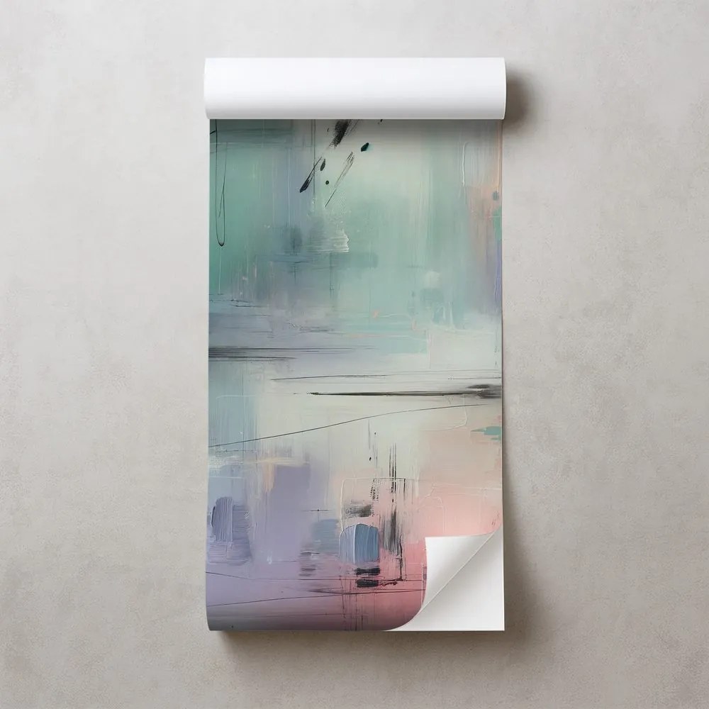 Самозалепващ тапет – Пастелни абстрактни четки