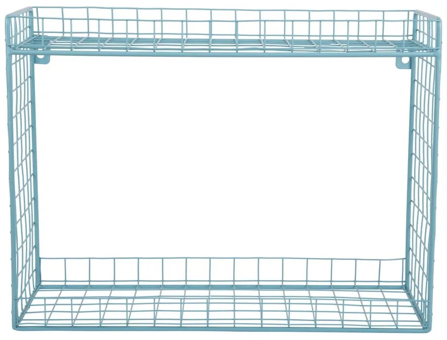 Тюркоазен стоманен стенен рафт на няколко нива 40 cm Reja – PT LIVING