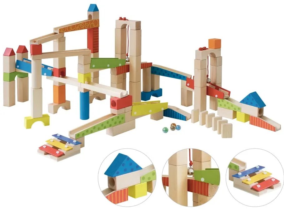 Дървена писта за топчета Marble Run – Roba