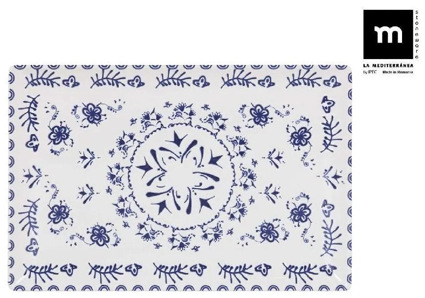 Плато LA MEDITERRANEA Blur, 20x13 cm, Порцелан - 30x20 cm