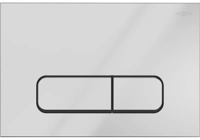 Mexen Fenix 02 бутон за промиване, лъскав хром - 600201