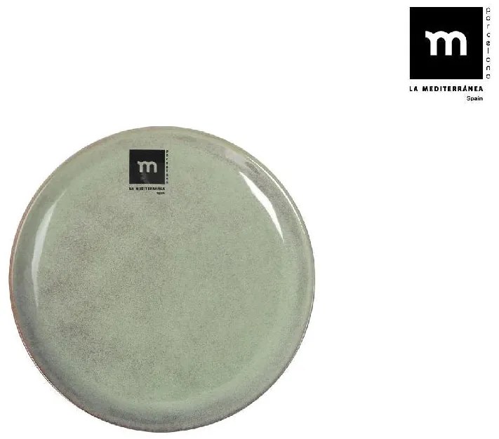 Десертна чиния LA MEDITERRANEA Macarella Green, 16 см, порцелан