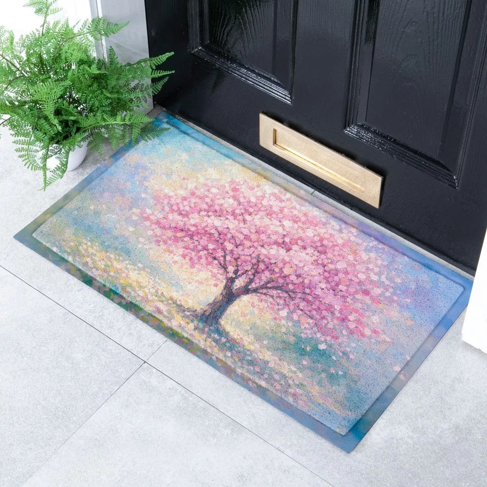 Изтривалка от PVC 40x70 cm Blossom Tree – Artsy Doormats