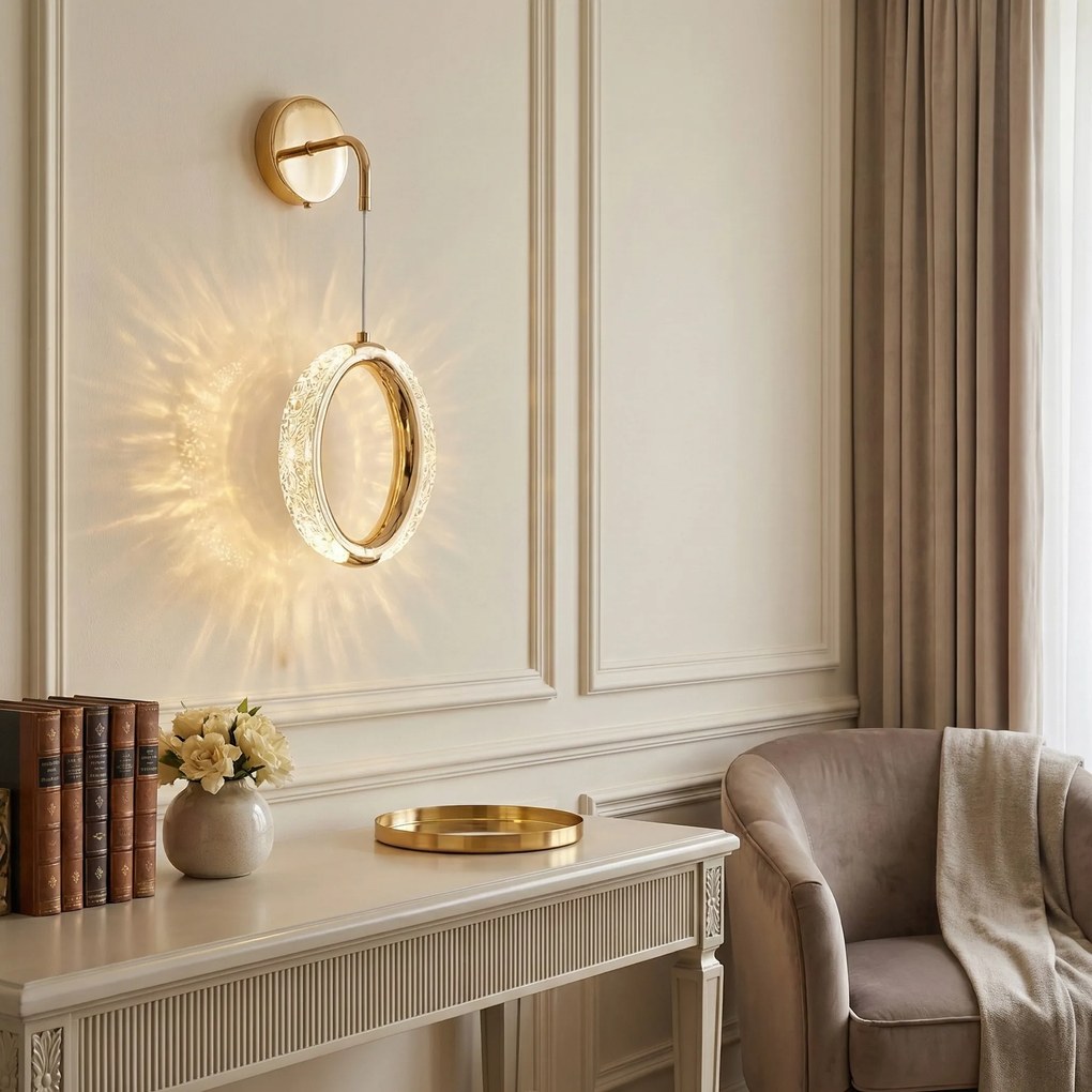 СТЕНЕН LED АПЛИК G175-W GOLD