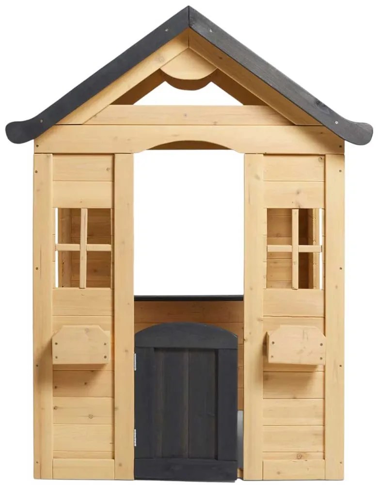 GINGER HOME Дървена къща за игра 140х112х108 см.