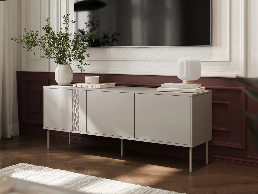 ТВ шкаф Tresse 150 3D-Бежов