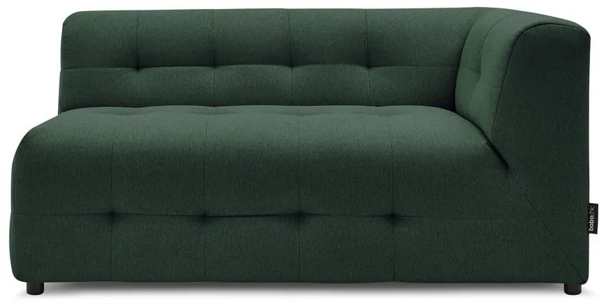 Тъмнозелен модул за диван (десен ъгъл) Kleber - Bobochic Paris