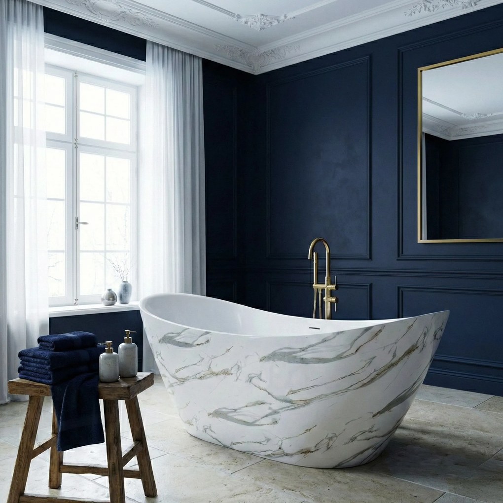 Свободностояща акрилна вана Ferrano Slim Nature 170