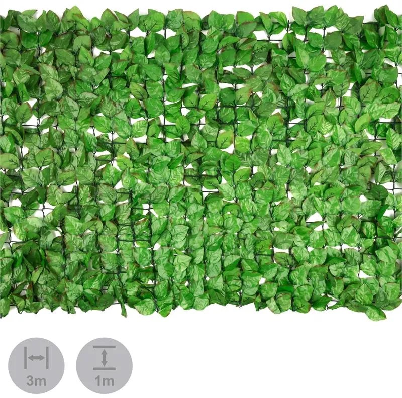 Blumfeldt FENCY BRIGHT LEAF осигуряваща уединение защитна преграда срещу вятъра 300 X 100 CM бук светло зелена