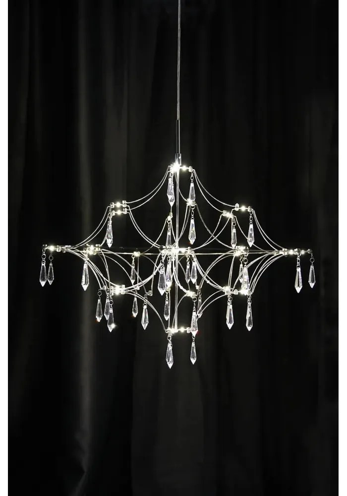 LED висящо осветително тяло в сребрист цвят ø 60 cm Efesos – Markslöjd