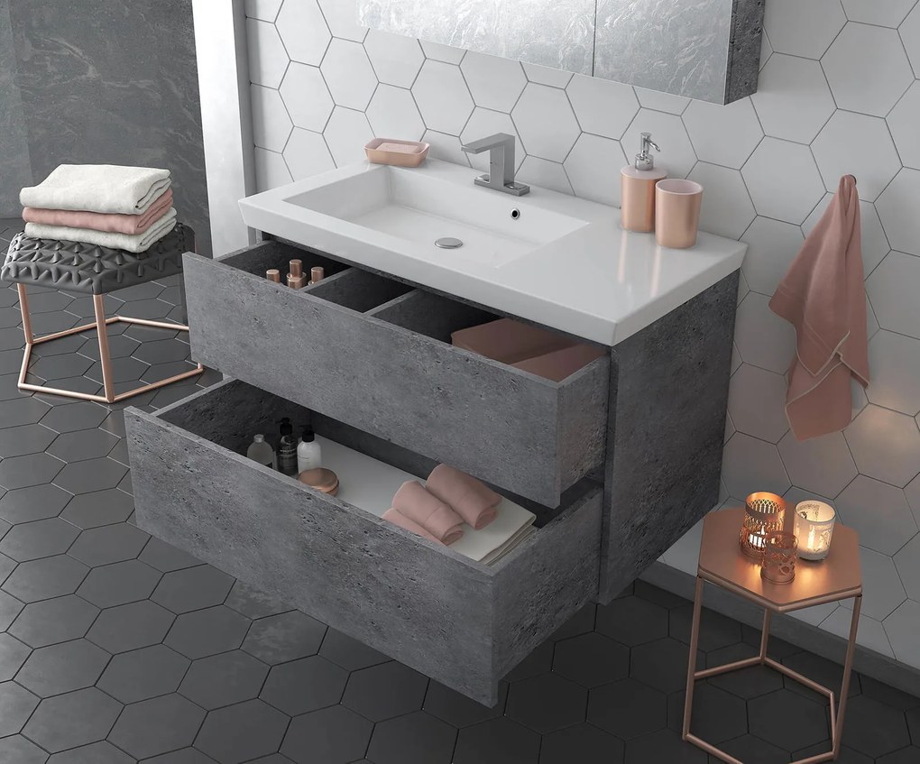 Висяща пейка Drop Luxus 85-Γρανίτης