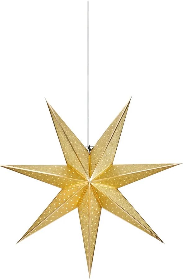 Коледна висяща украса в златист цвят , дължина 45 см Glitter - Markslöjd