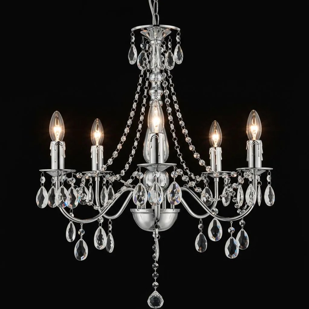 ЛАМПА EBT014-5CP CHROME