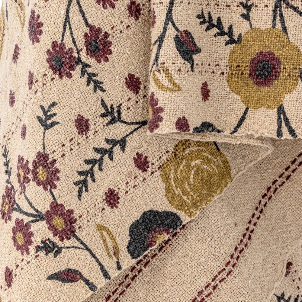 Кафяво одеяло от рециклиран памук 130x160 cm Eydis – Bloomingville