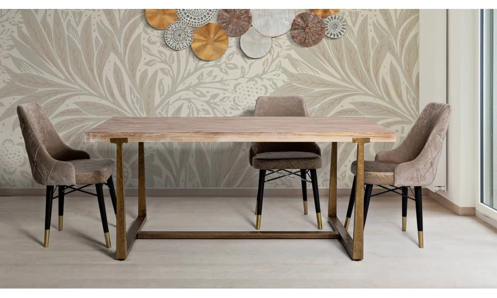 Трапезна маса в естествен цвят 180x90 cm Ankara – Mauro Ferretti