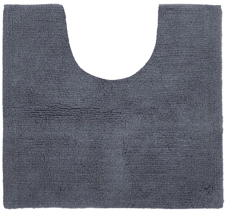 Синя постелка за баня 50x45 cm Riva - Tiseco Home Studio