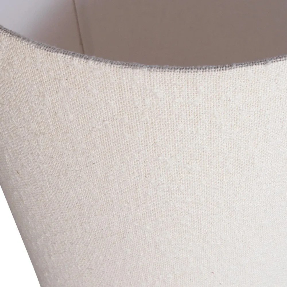 Бежова подова лампа с текстилен абажур (височина 187 cm) Loft – WOOOD