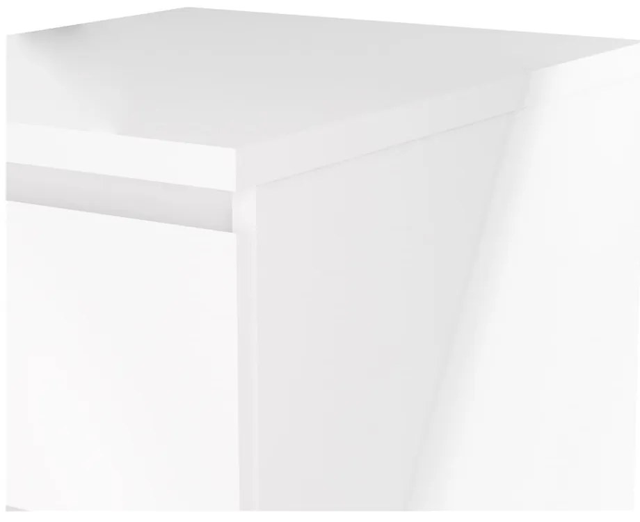 Бяло нощно шкафче Naia - Tvilum