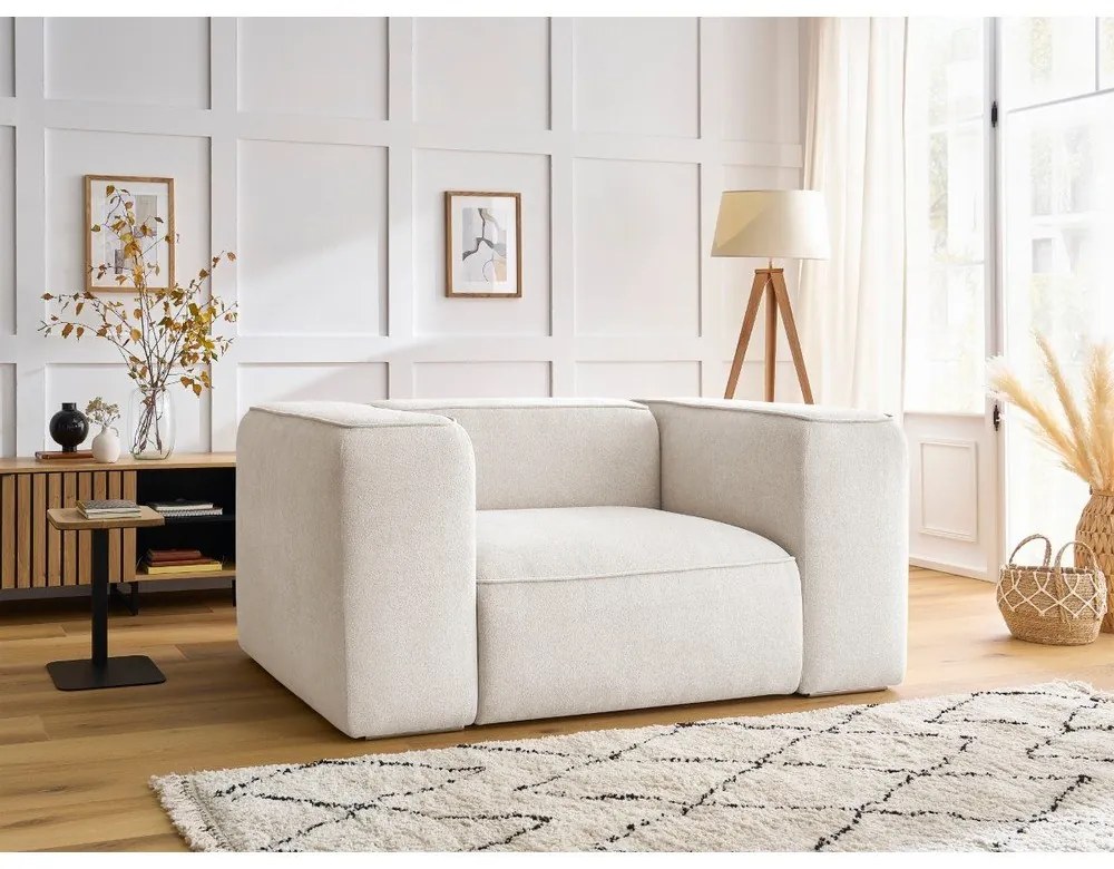 Бяло кресло Zephyr – Bobochic Paris