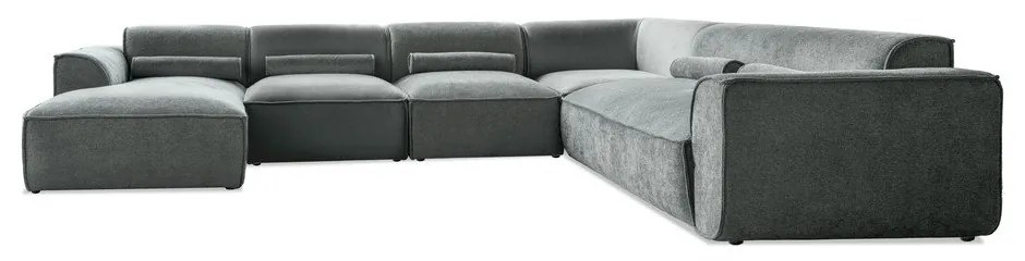 Светлозелен ъглов диван (десен ъгъл/"U" форма) Flex Felix – Miuform