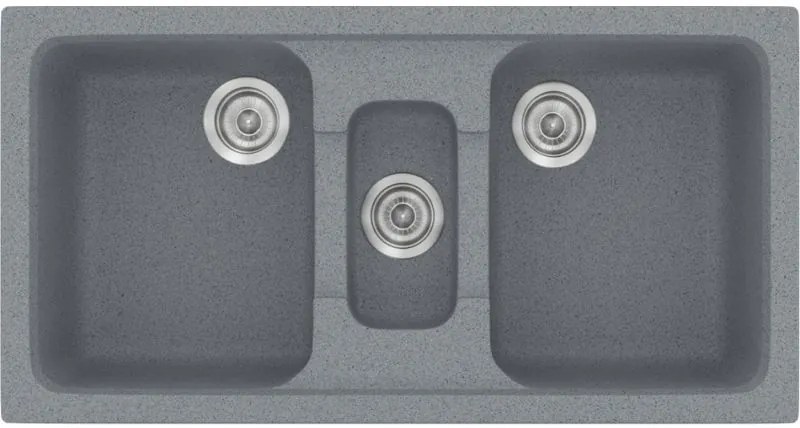 Мивка Sanitec 325-Metallic Silver