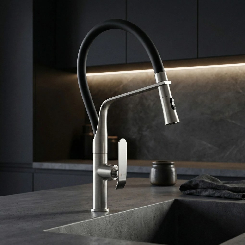 Смесител за кухня Rea Castor Brush Nickel