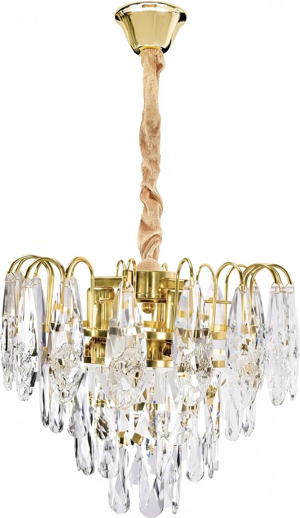 Кристална висяща лампа SWE078-CP 30cm GOLD