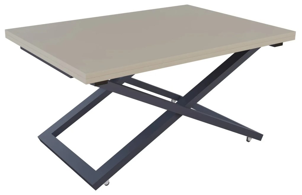 Разтегателна маса с повдигащ механизъм ВАЛЕНСИЯ - МДФ мат 003 аметист грей