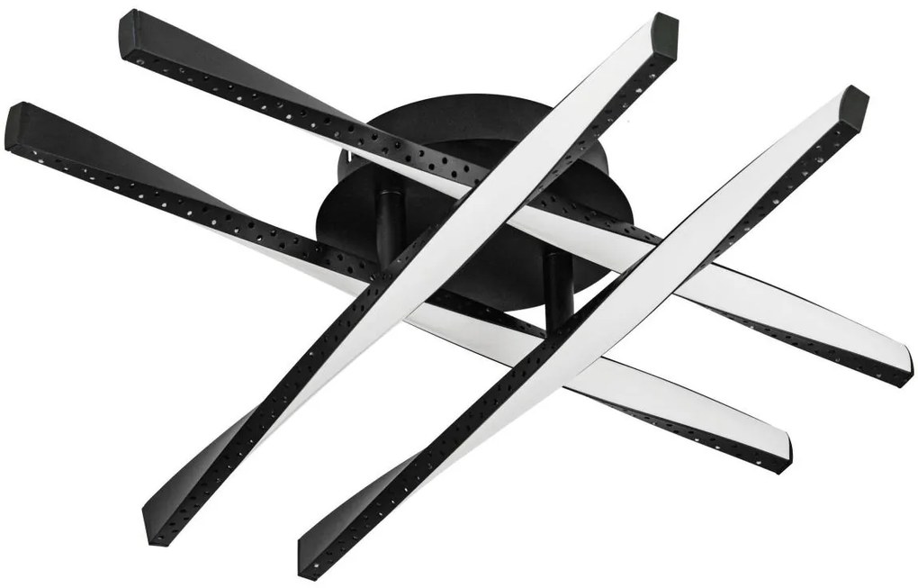 Eglo 75683 - LED таванно осветително тяло ADEJE LED/19W/230V черно