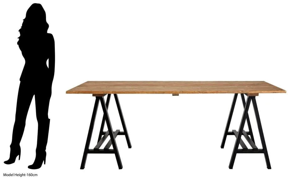 Маса за хранене от борова дървесина 100x200 cm Hampstead - Premier Housewares