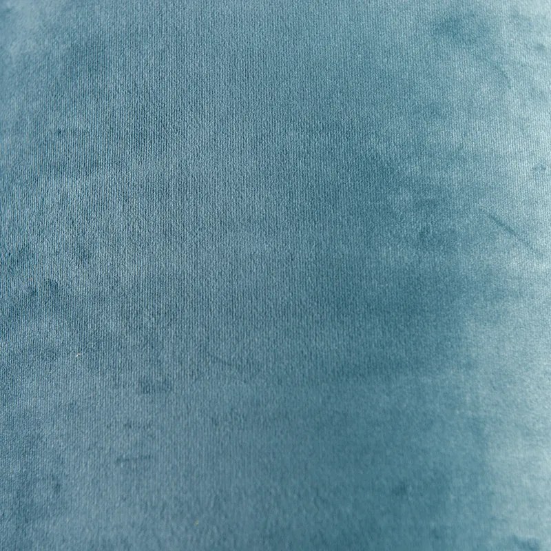 Кадифен абажур син 40/40/40 със златист интериор