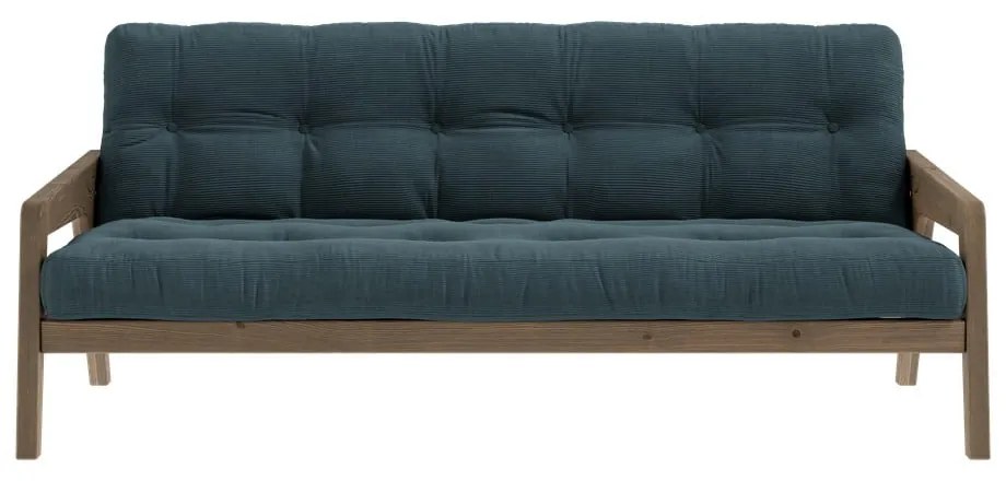 Син велурен диван 204 cm Grab - Karup Design