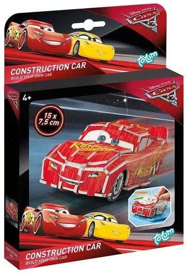 Творчески комплект, Totum, Cars 3, Направи сам картонен модел, МакКуин Светкавицата