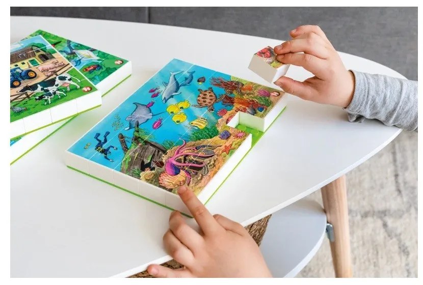 Детски пъзел Подводен свят Pestrobarevný podvodní svět - Hubelino