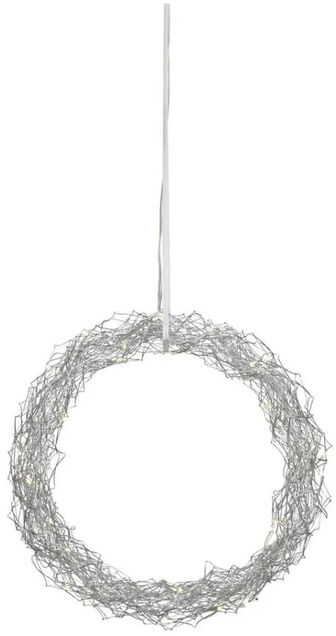 Markslöjd 703442 - LED коледна декорация JULLE 30xLED/0,03W/3xAA сребриста