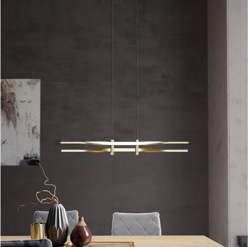 Eglo 901226 - LED полилей на кабел COLMEAL LED/21W/230V златен