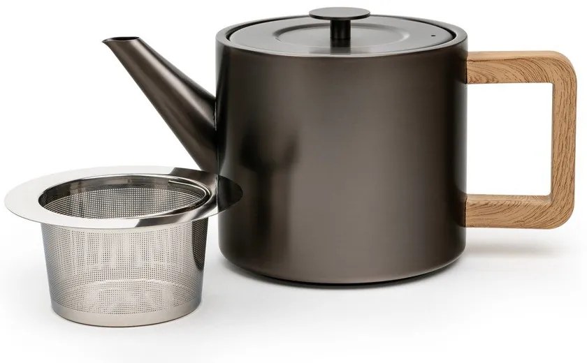 Сив чайник от неръждаема стомана с цедка 1,1 l Duet Narvik – Bredemeijer