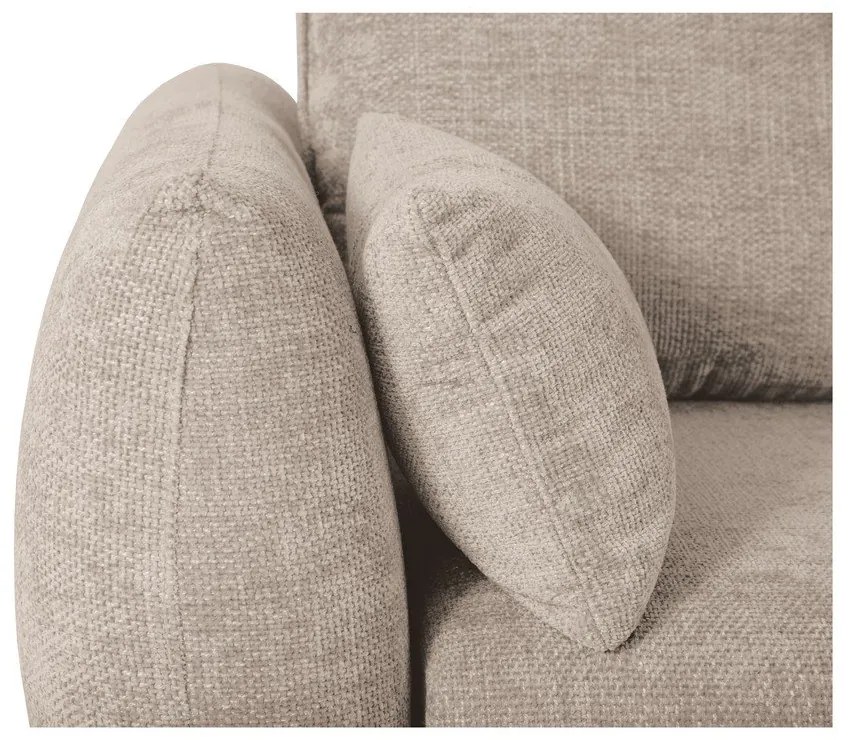 Бежов ъглов диван (десен ъгъл) Matera - Cosmopolitan Design