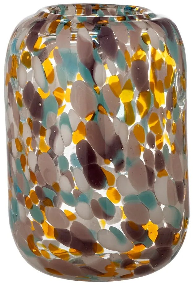 Стъклена ръчно изработена ваза (височина 18 cm) Vidia – Bloomingville
