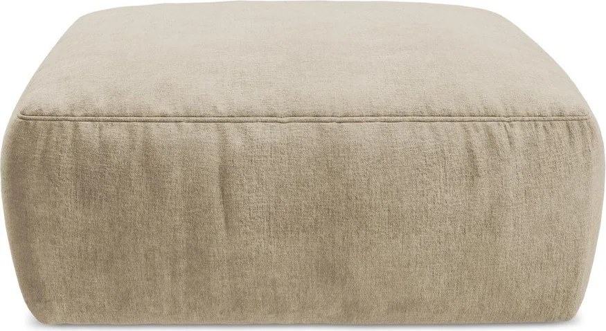 Светлокафява шенилова табуретка Kuki – Makamii