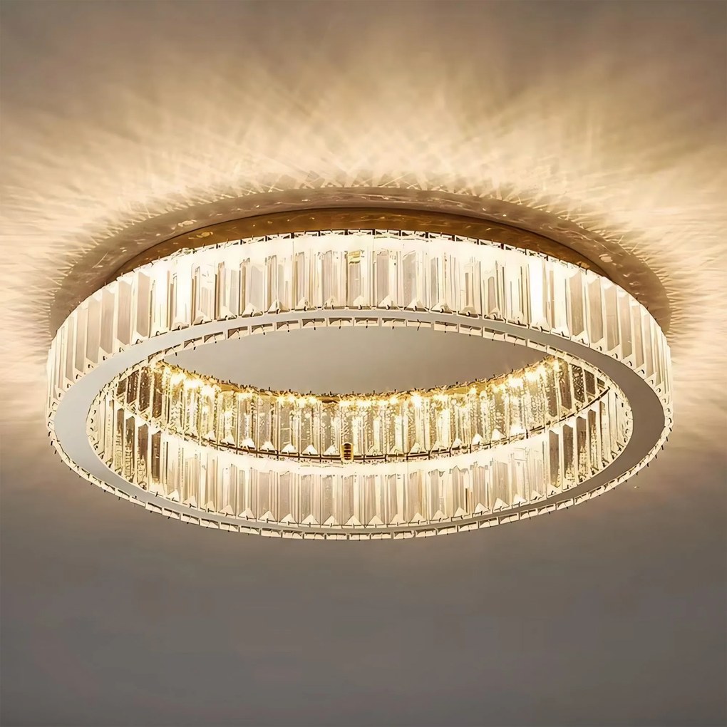 Кристален полилей APP1719-C 40 cm Gold