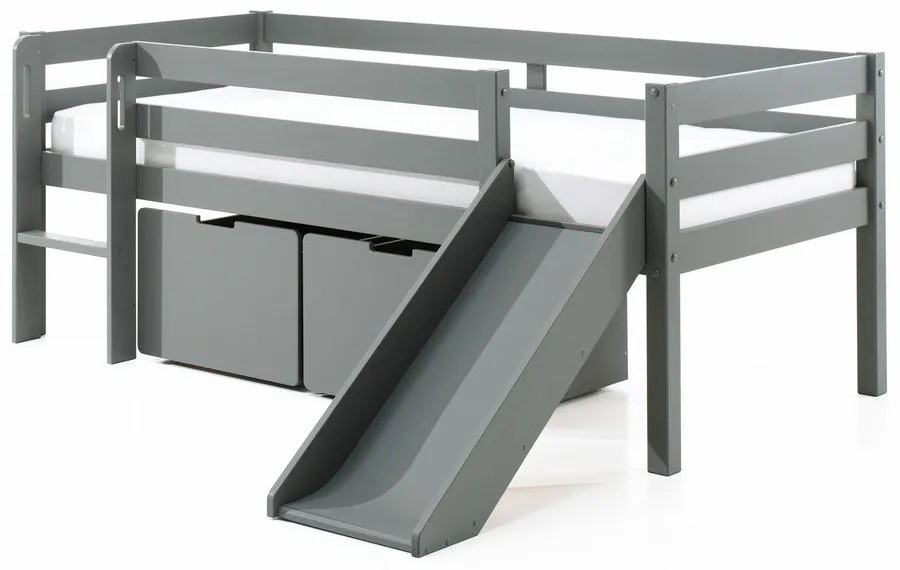 Сиви чекмеджета за под детско легло 2 бр Pino - Vipack