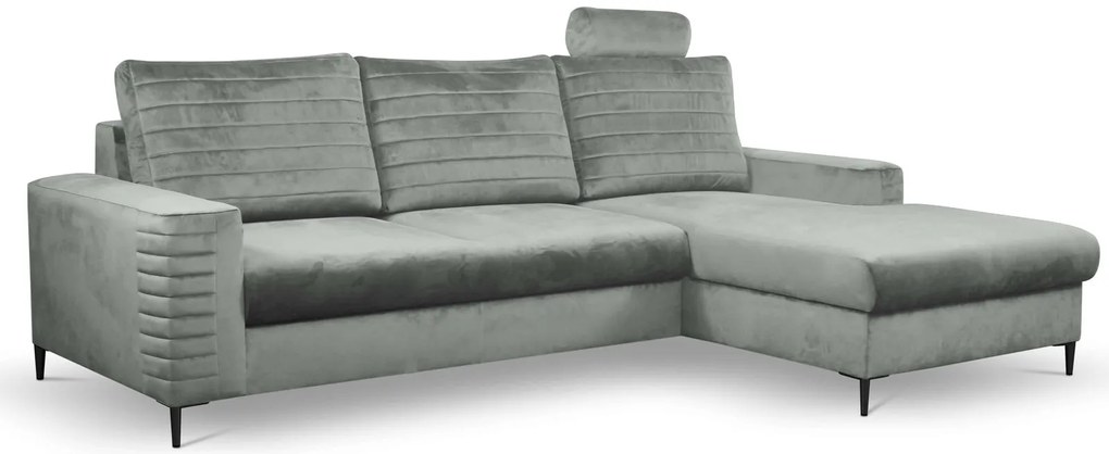 Ъглов диван Consuegra-Сив