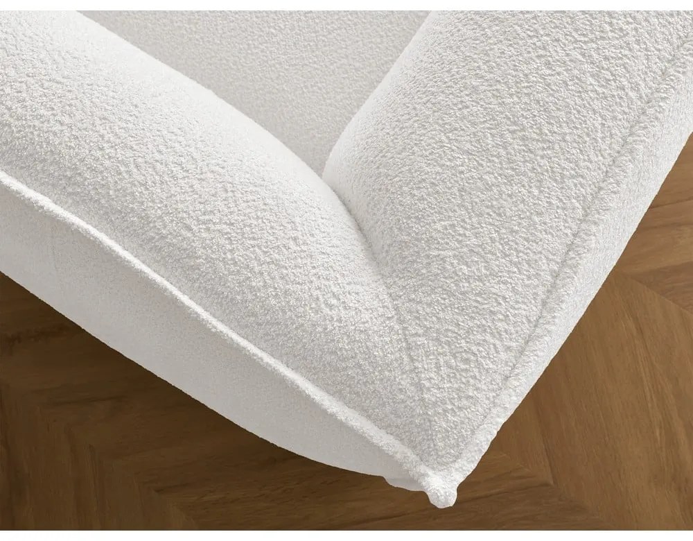 Бял диван от прежда с примки от букле 242 cm Giorgia – Bobochic Paris