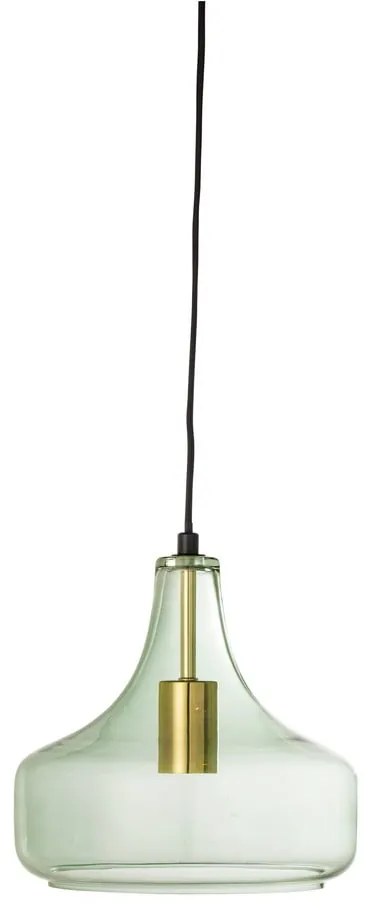 Зелено висящо осветително тяло със стъклен абажур ø 25,5 cm Yuser – Bloomingville