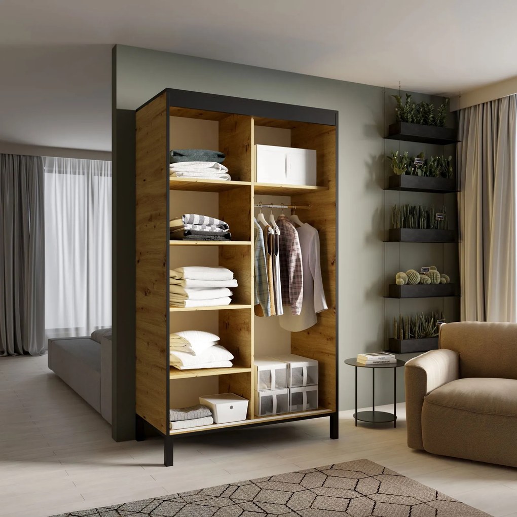 Гардероб Curt-Μ плъзгане-Artisan