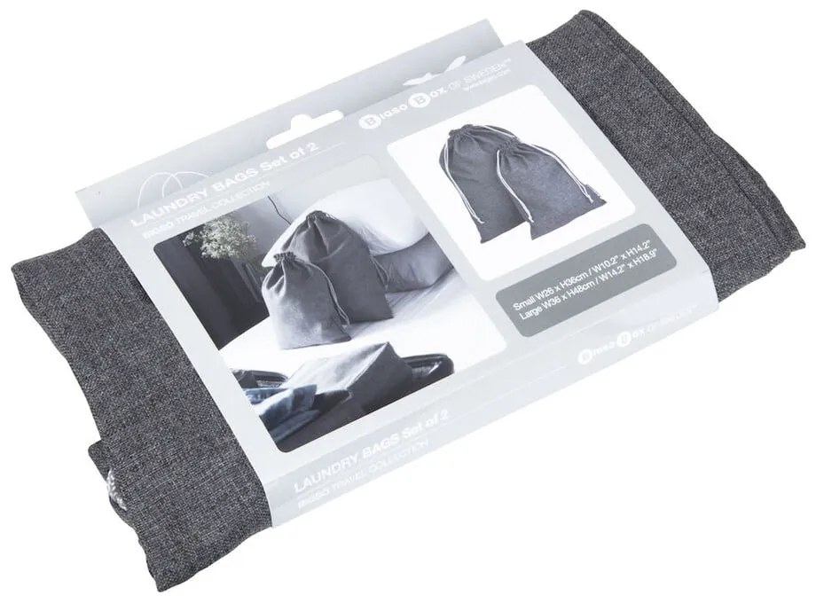 Торбички за пране от плат в комплект от 2 броя - Bigso Box of Sweden