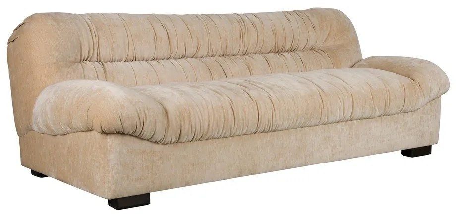 Бежов кадифен диван 214 cm Douglas – Dutchbone
