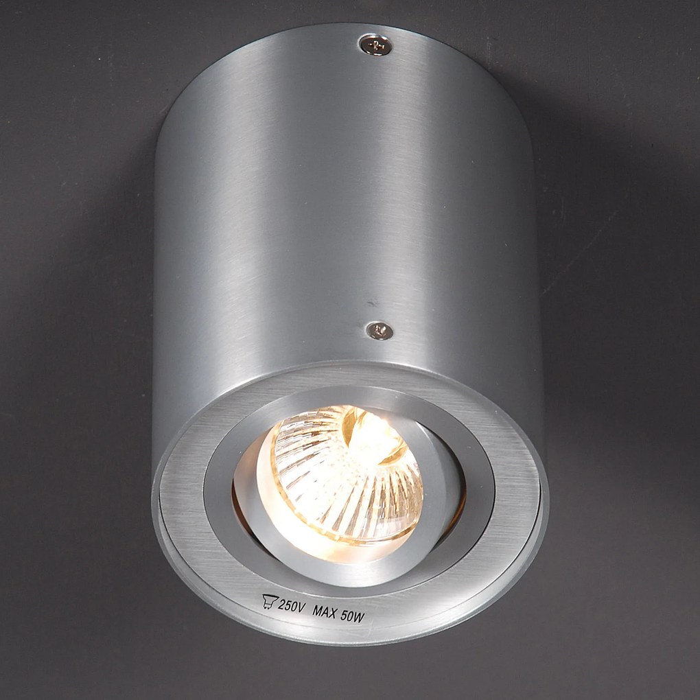 Комплект от 6 броя стоманени прожектори, наклоняеми и въртящи се - Rondoo up