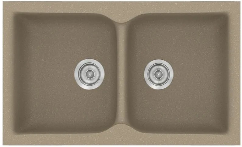 Мивка Sanitec 340-Granite Taupe